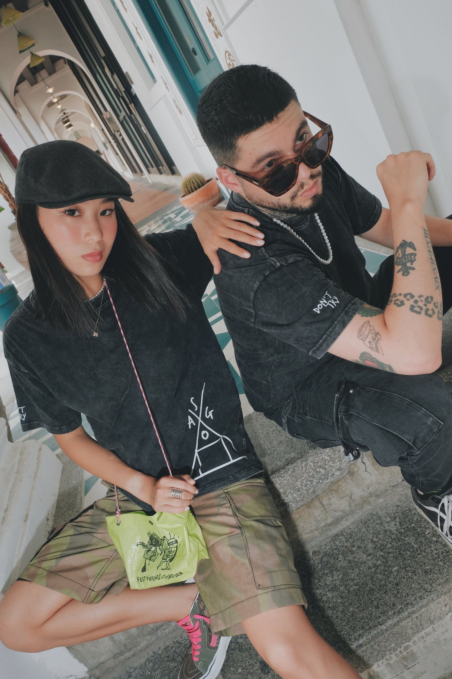 Stonewash Dont Try Tee